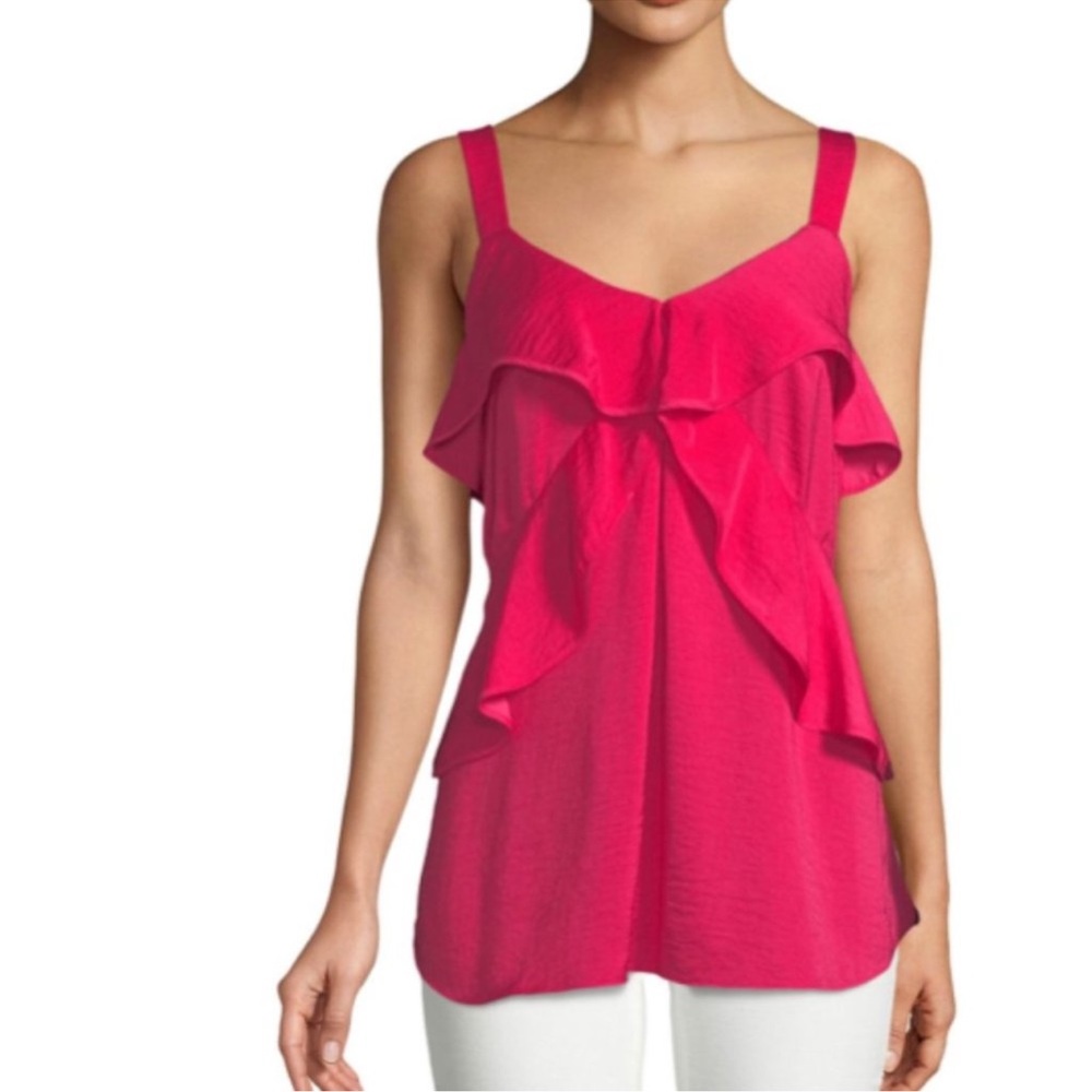 Michael Kors Ruffle Tiered Top